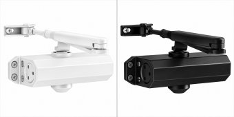 Amortizor usa NVA 203/304 – inchizator hidraulic pentru usi - CULOARE ALB