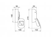 Mecanism antipanica PUSH PAD cu inchidere intr-un punct – fara maner exterior si cheie
